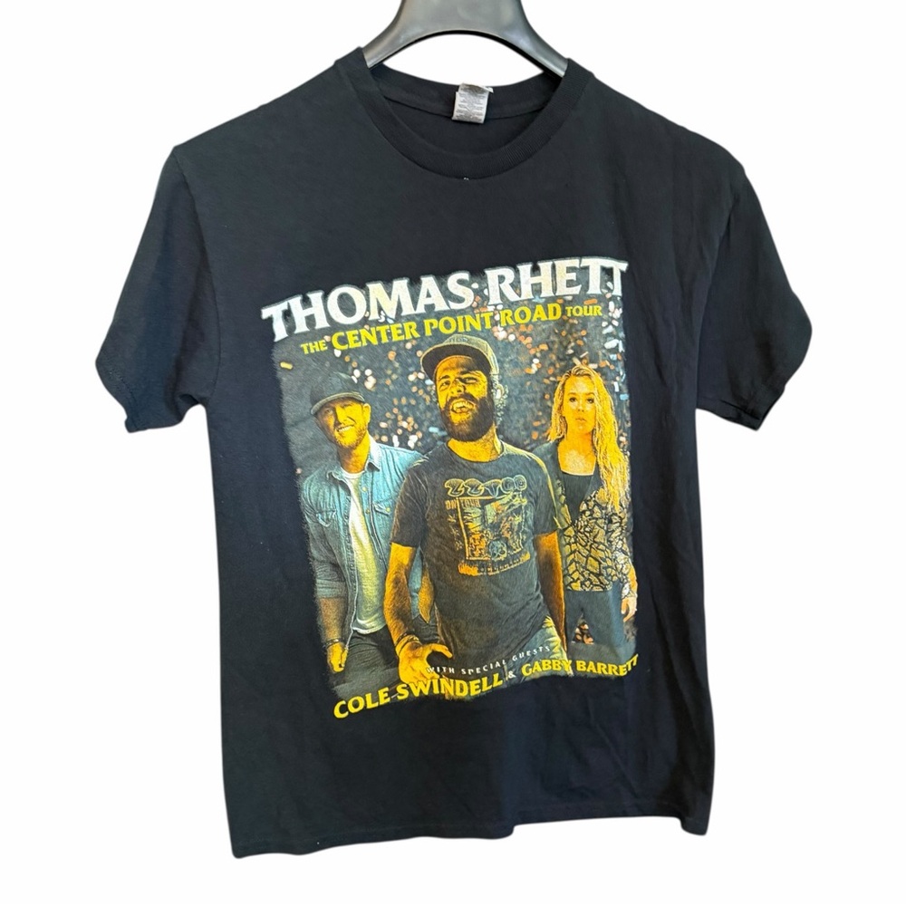 Thomas Rhett The Center Point Road Tour 2021 Black Country Concert Shirt Size Md